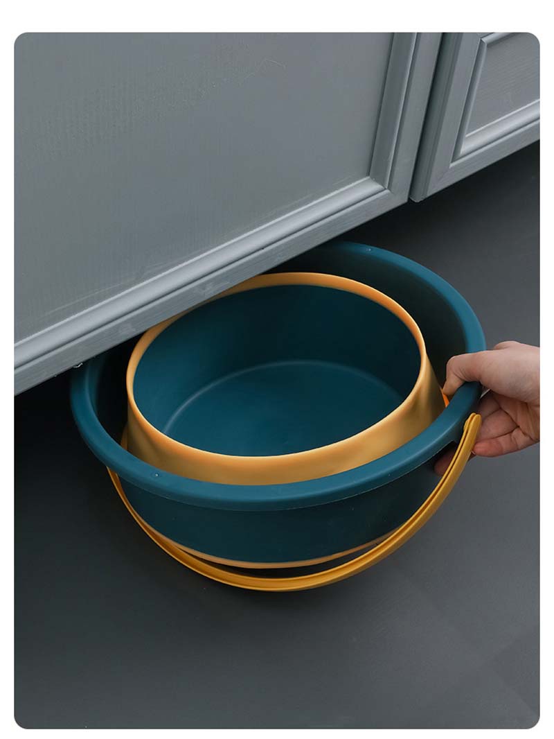 Collapsible Round Bucket For Home use, Foldable Bucket Versatile Use ...