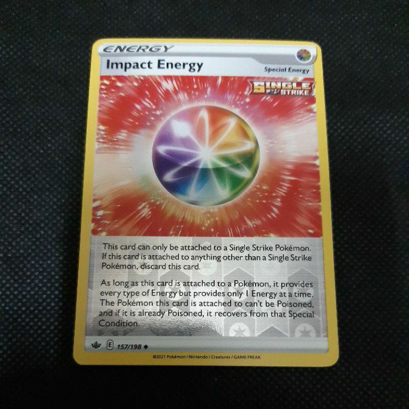 Pokemon Card TCG: Impact Energy/ Spiral Energy/ Lucky Energy/ Weakness  Guard Energy/ Coating Energy/ Stone(REVERSE HOLO) | Shopee Malaysia