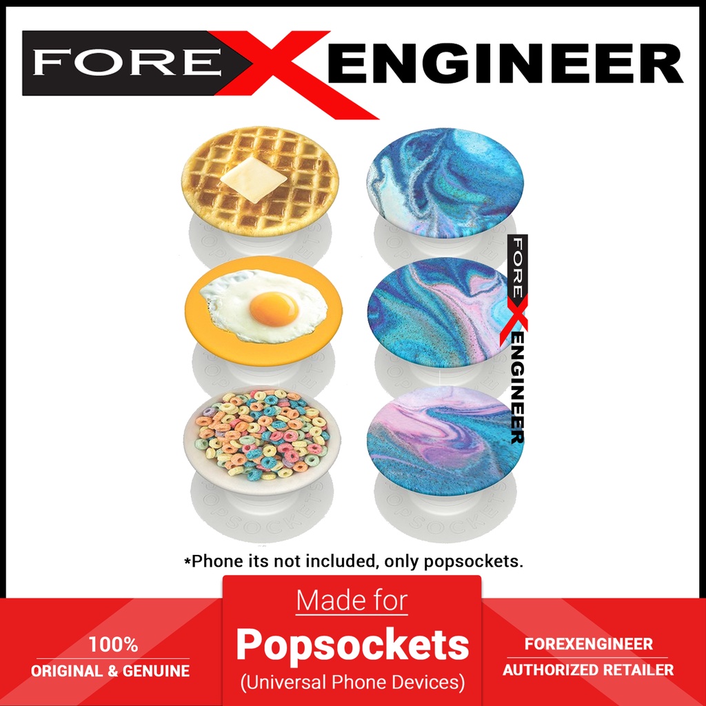 PopSockets Mini (Breakfast Club / Blue Nucolor Bombs) | Shopee Malaysia