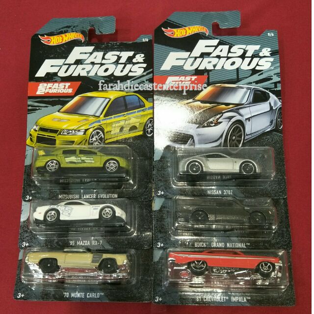 Hotwheels fast furious store 2019