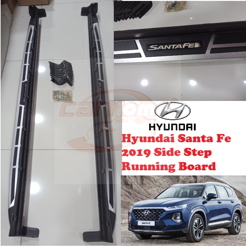 Hyundai santa deals fe running boards