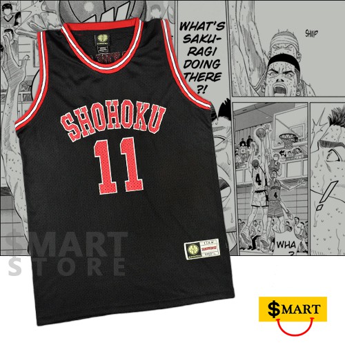 Shohoku SLAM DUNK No.11 RUKAWA Basketball Mesh Stylish