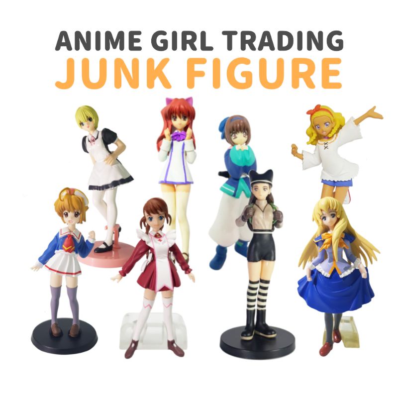 JUNK FIGURE - Authentic Anime Girl Trading Figure Loose BANDAI YUJIN ...
