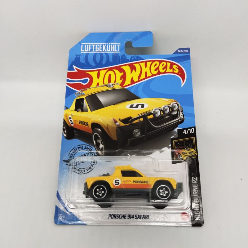 Hot Wheels Nightburnerz Porsche 914 Safari Yellow 1:64 Diecast - Wheelers N Dealers A Collectors