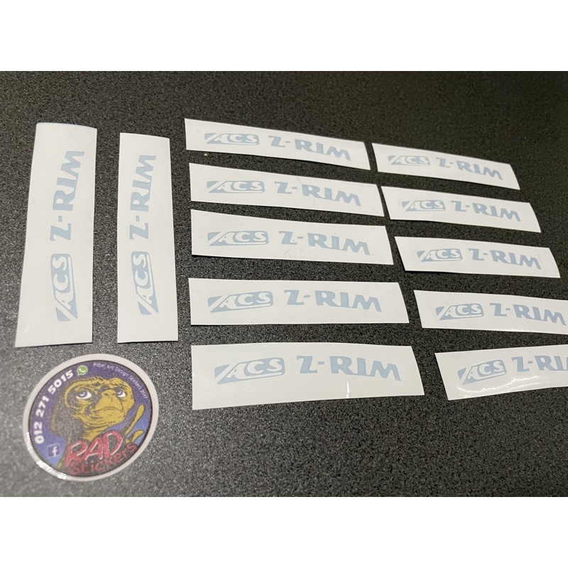ACS Z Rim Stencils - Old School BMX Restoration Decals (UK Made)
