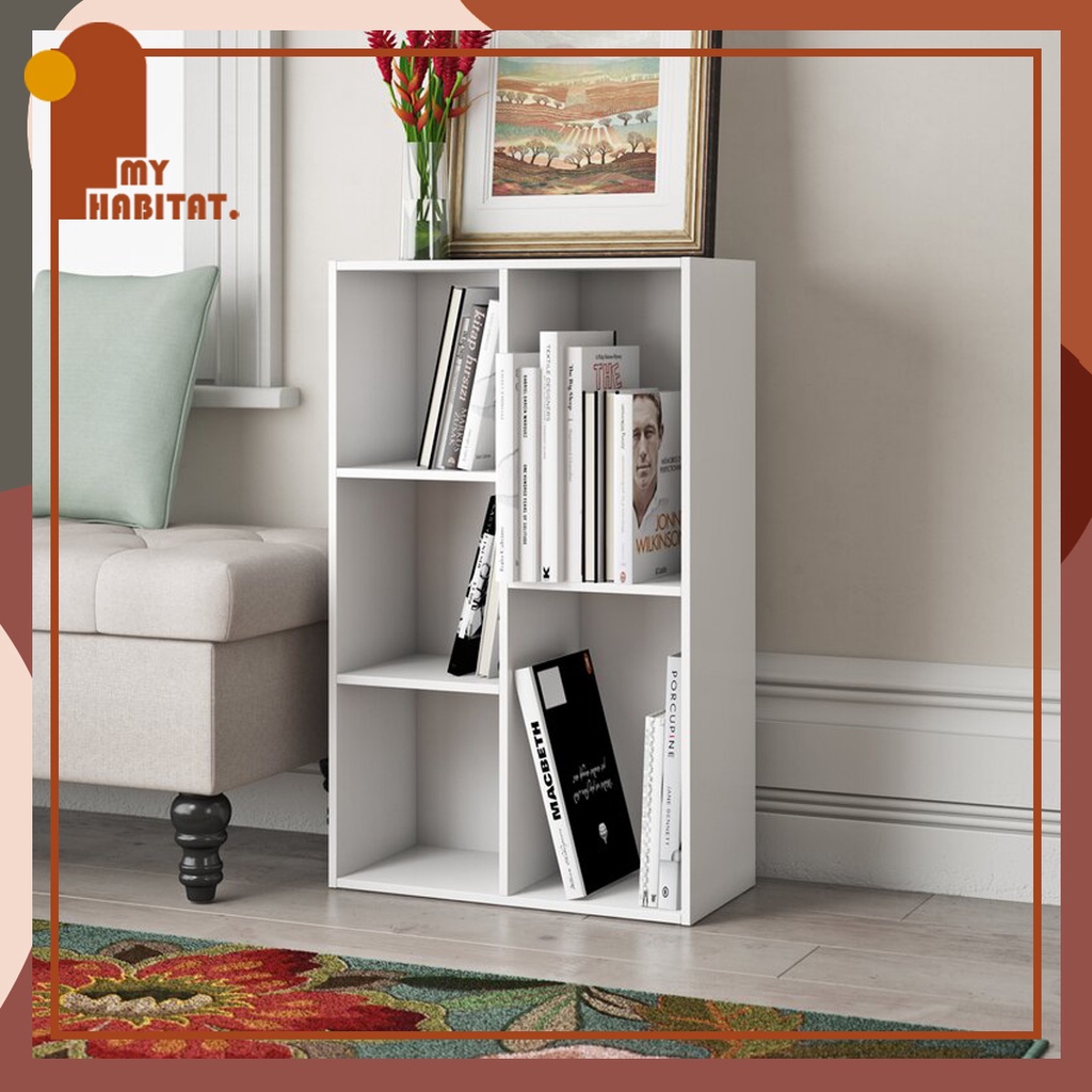 BILLY 5 CUBE FILLING CABINET/ Book Rack/ Rak Buku/ Multipurpose Display ...