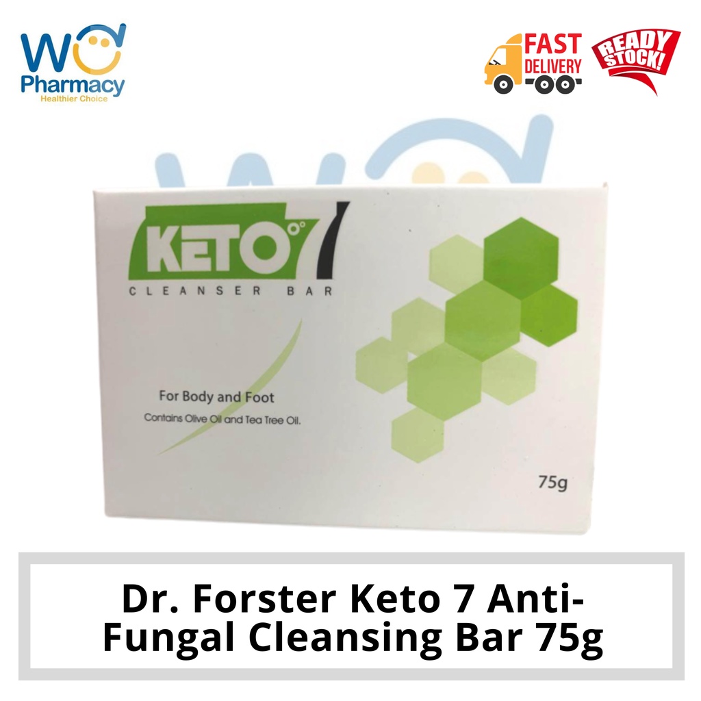 Dr. Forster Keto 7 AntiFungal Cleansing Bar 75g Exp 07/2024 Shopee Malaysia