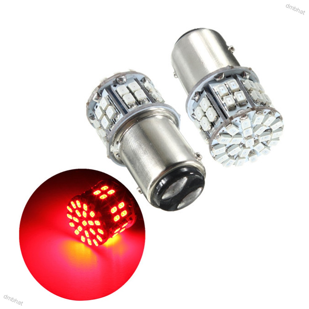 dmbhat Pack of 2 Super Bright BAY15D 1157 50SMD 1206 LED Car Brake ...