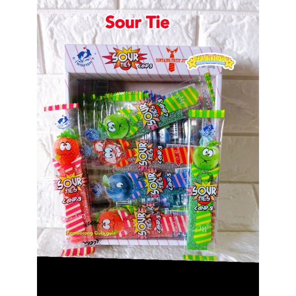 Twinfish Sour Ties Sour Belt Candy 40pcs/Box | Shopee Malaysia