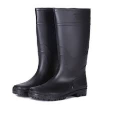 High Quality Safety Black Plastic Rubber Boots (KASUT GETAH) | Shopee ...