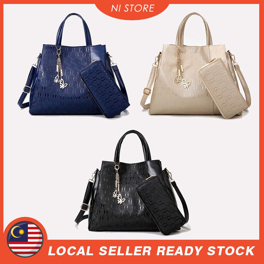 Ready stock in malaysia TOP HANDLE BAG WOMEN murah SLING CROSSBODY