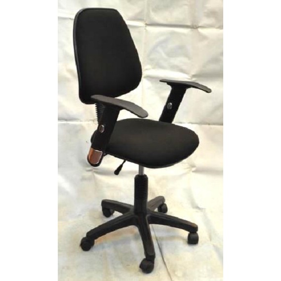 Study Chair with adjustable backrest and adjustable armrest | Shopee ...