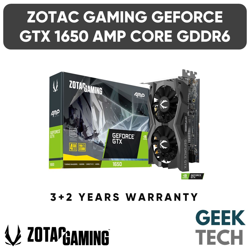 Zotac geforce 2025 gtx 1650 amp