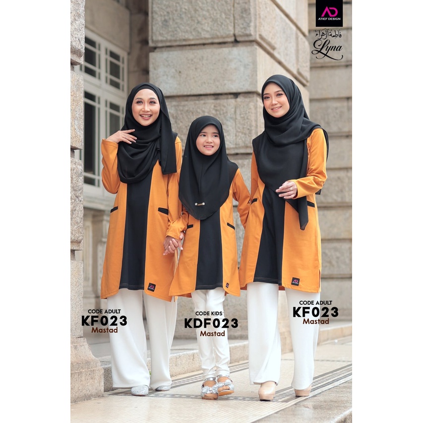 SET SEDONDON IBU DAN ANAK TERBARU KOREAN COAT DESIGN KOLEKSI FATIMAH ...