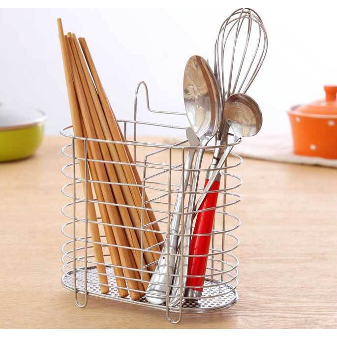 Stainless steel chopsticks tube hanging drain chopsticks cage creative ...