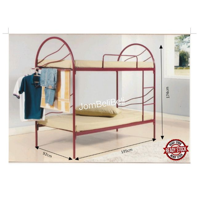 3v double outlet decker bed