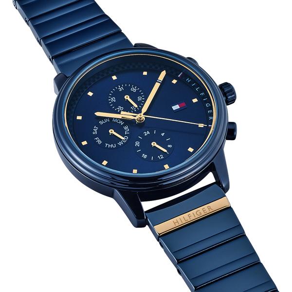 100 Original Tommy Hilfiger Ladies 1781893 GiGi Hadid Advertising Model Multifunction Blue Stainless Steel Watch Shopee Malaysia