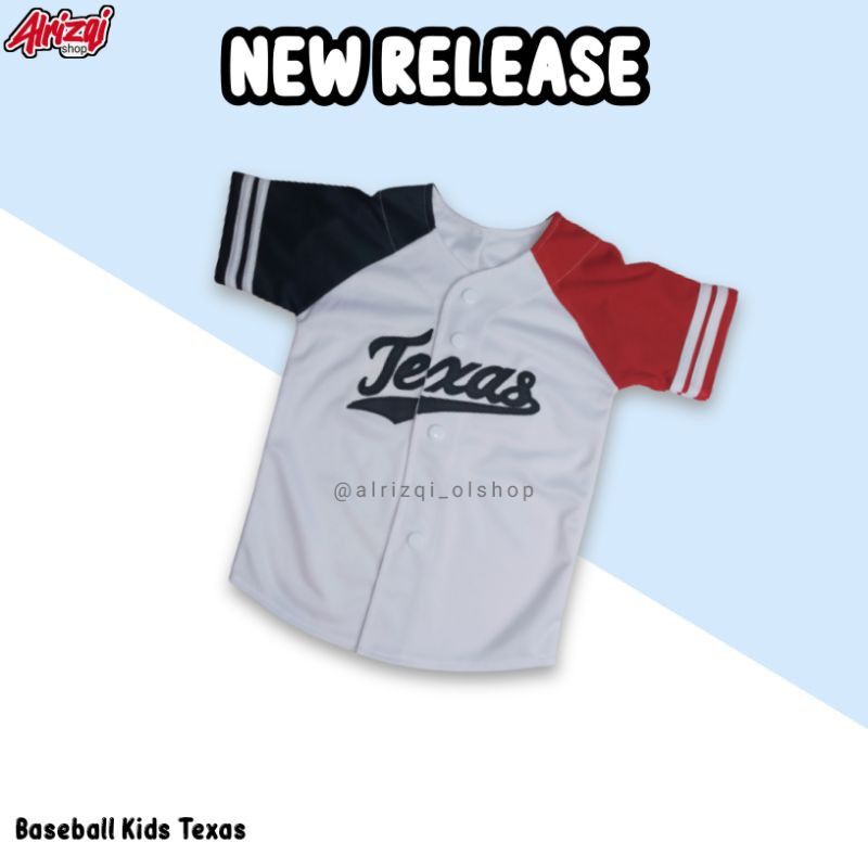 New Kids Baseball Jersey, Boys T-Shirts, Girls T-Shirts, Texas Baseball