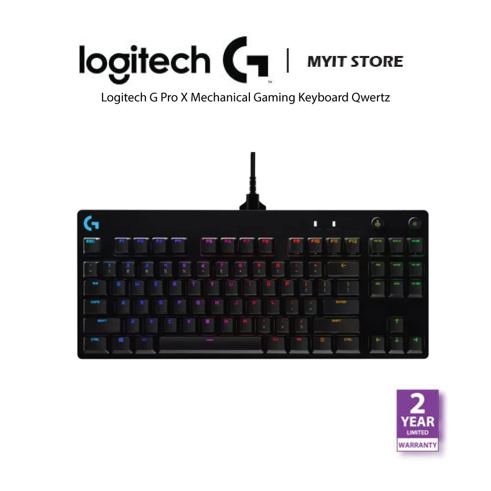 [READY STOCK] Logitech G Pro X Mechanical Gaming Keyboard Qwertz