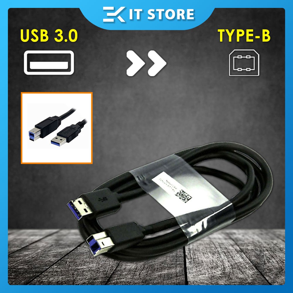 (Ready Stock) Genuine Dell USB 3.0 SuperSpeed Type A to Type B Upstream