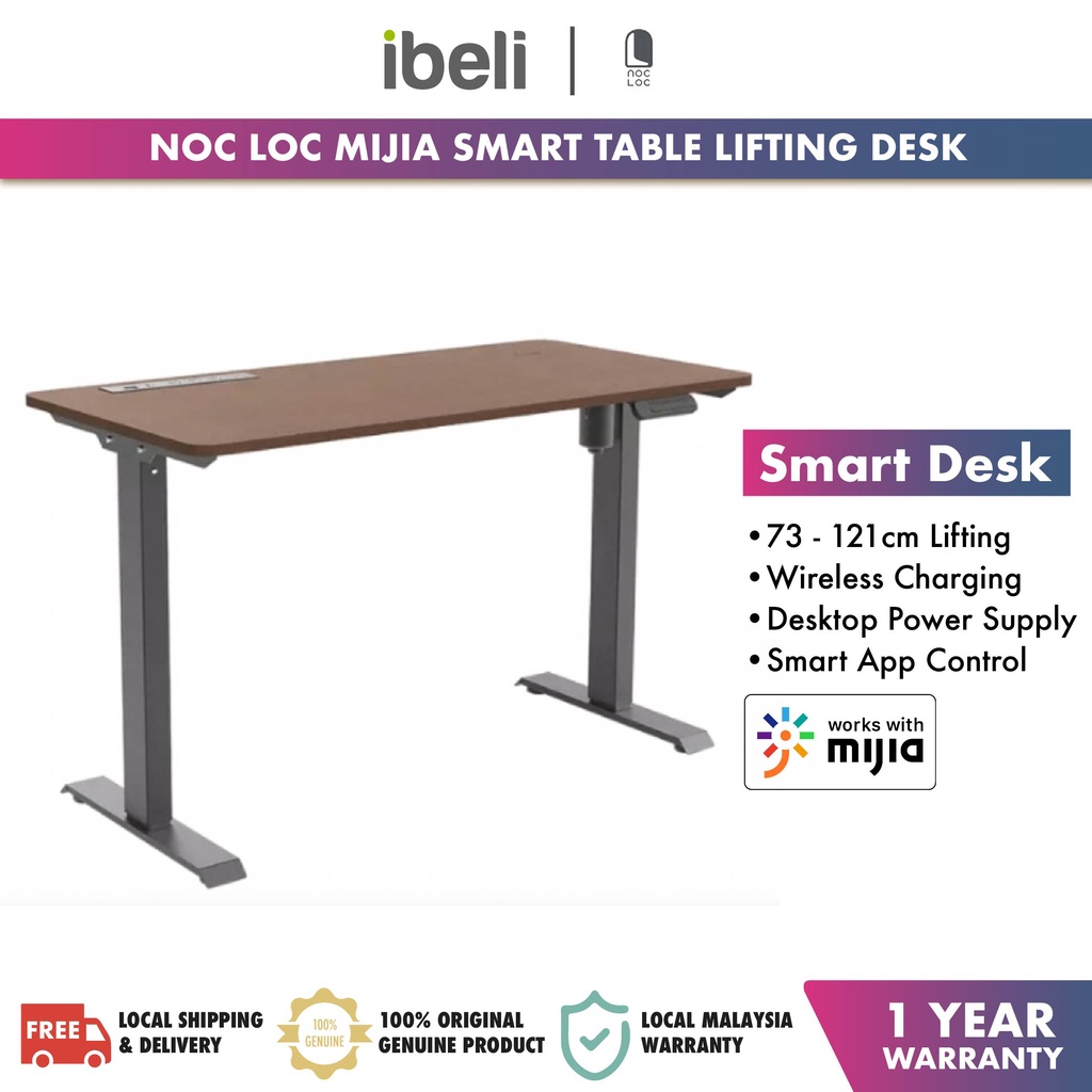 Noc Loc Smart Lifting Desk 120x60 cm Sit and Standing Electric Desk