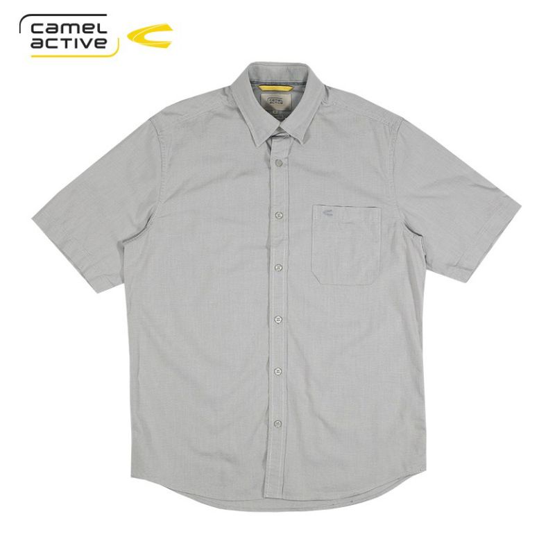 Camel Active Plain Color Shirt Baju Kemeja latest design 2023 | Shopee ...