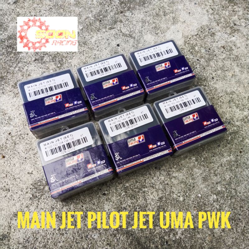 UMA RACING MAIN JET PILOT JET KIT 5 PCS CARB PWK POWERJET YAMAHA LC135 ...