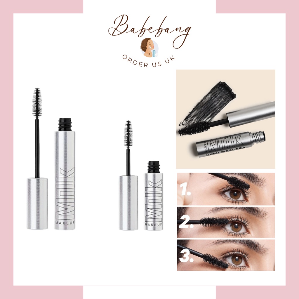 (Usa) Mascara Milk Makeup KUSH Mascara High Volume "Boom" Black MINI Shopee Malaysia