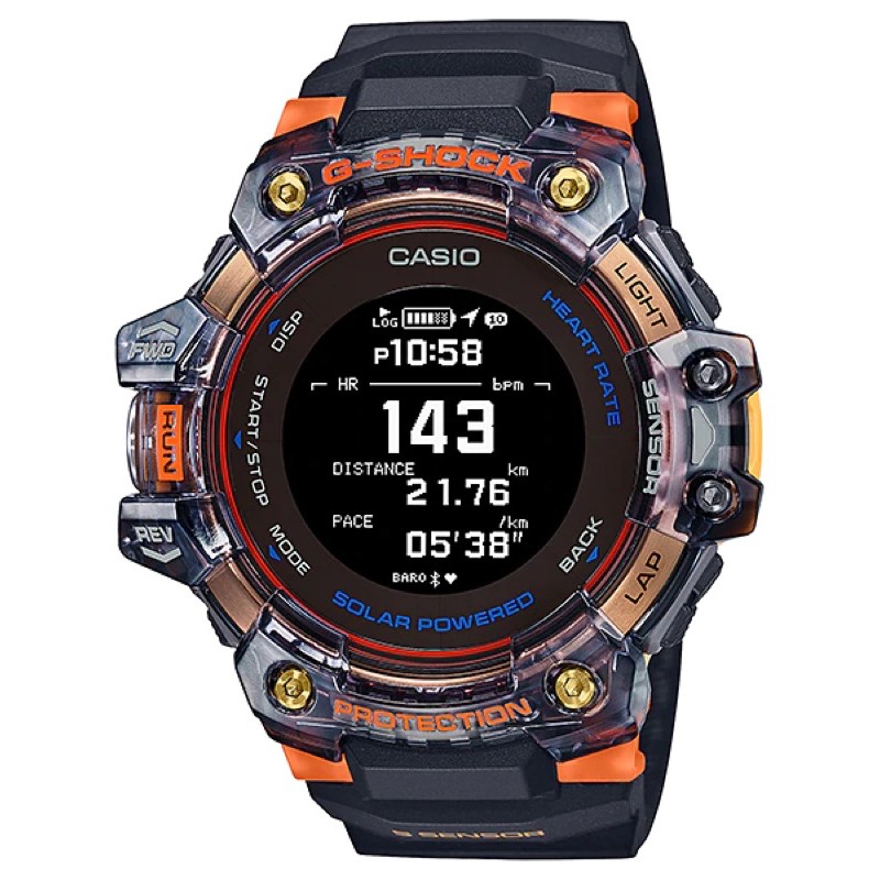100% ORIGINAL CASIO G-SHOCK GBD-H1000-1A4/GBD-H1000-7A9 G-SQUAD GPS READY  STOCK