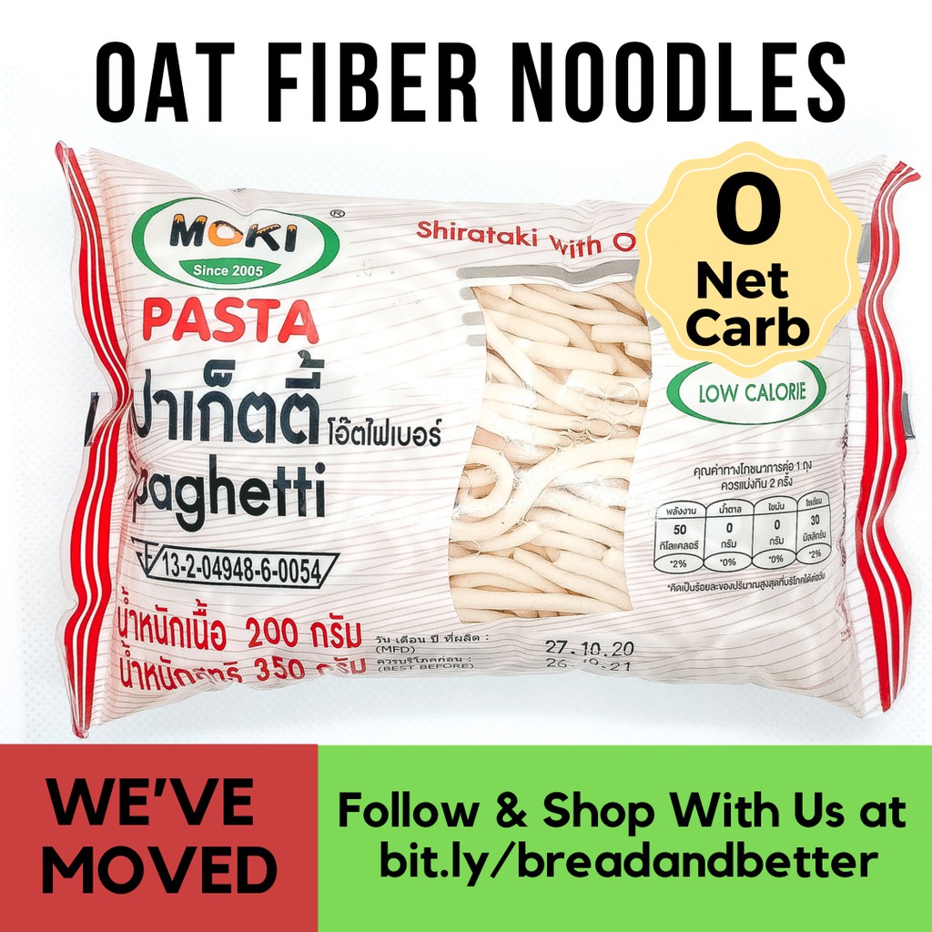 [MOKI] Keto Pasta Noodles / Shirataki with Oat Fiber Shopee Malaysia