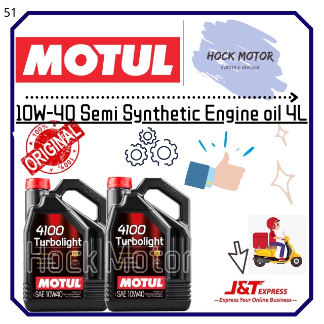 MOTUL 4100 TURBOLIGHT 10W-40 - Motul