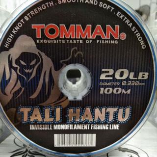 Tomman Tali Hantu Invisible Monofilament Fishing Line 150M (6LB-60LB)