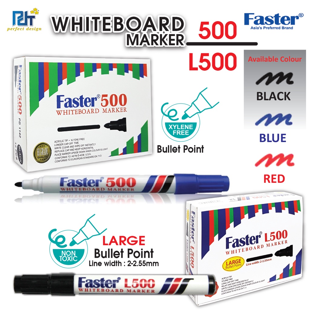 ARTLINE 500A EK-500A (2.0MM) WHITEBOARD MARKER - U Trading & Supplies Sdn  Bhd