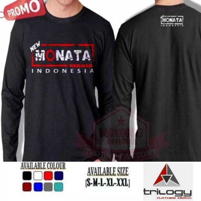 Kaos SABLON SOUND SYSTEM NEW MONATA MANIA INDONESIA REAL COTTON COMBED ...