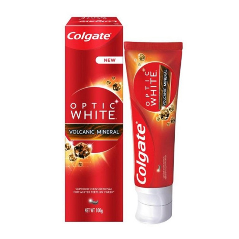 Colgate Optic White Volcanic Mineral Toothpaste (100g) | Shopee Malaysia