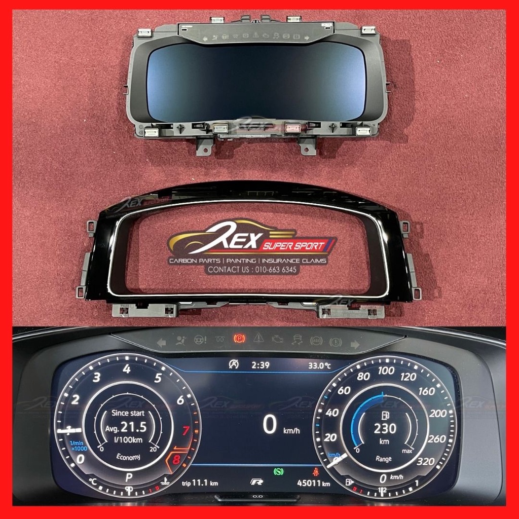 VW Volkswagen Golf Mk7 Upgrade Mk7.5 Digital Cluster Meter TSI GTI R ...
