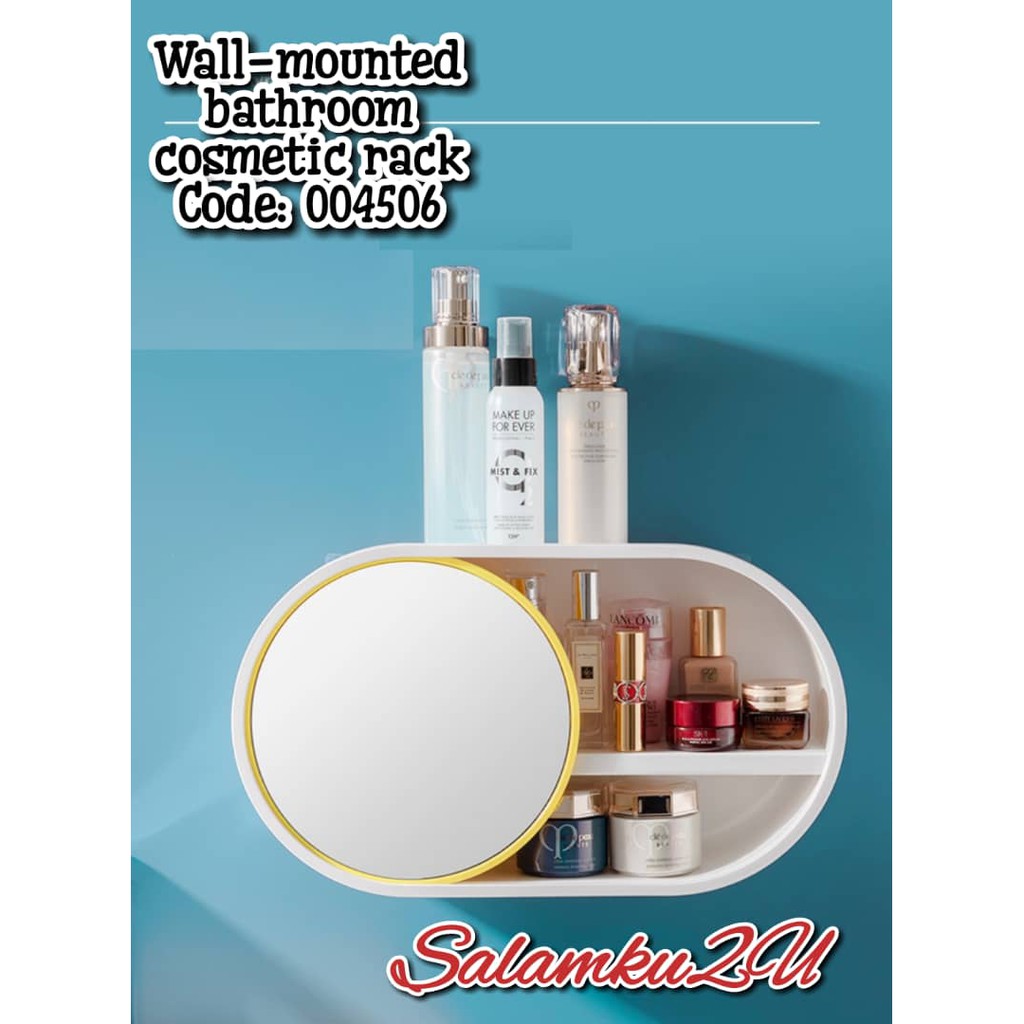 NEW ARRIVAL !!! WALL-MOUNTED BATHROOM COSMETIC RACK | Shopee Malaysia