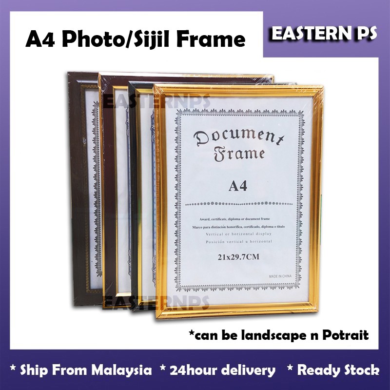 A4 Certificate / Document / Photo Frame | Shopee Malaysia