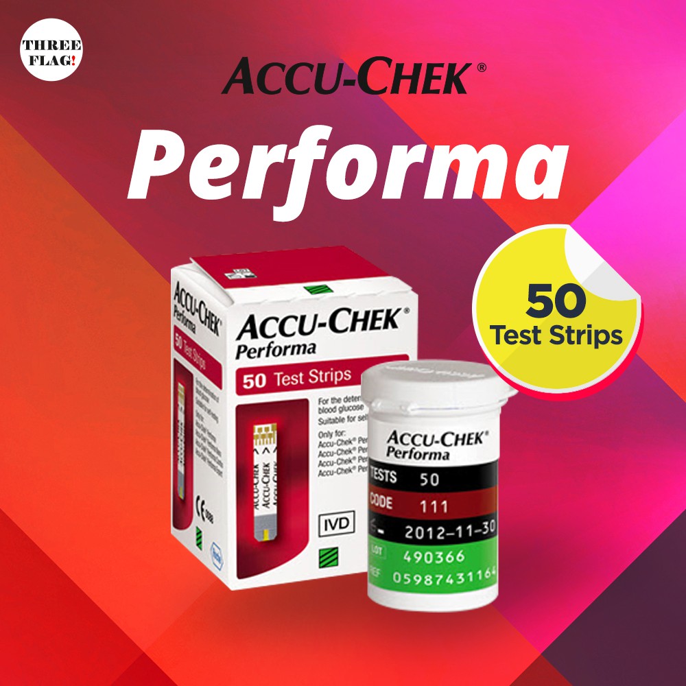 Accu Chek Performa Test Strips S Expire Date Aug Shopee Malaysia