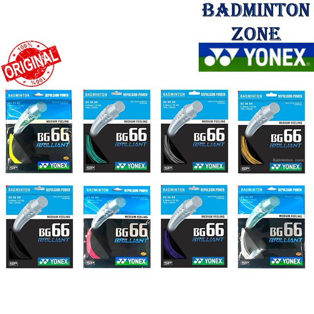 Yonex BG66 Brilliant Badminton String (Original)(1pcs) | Shopee Malaysia