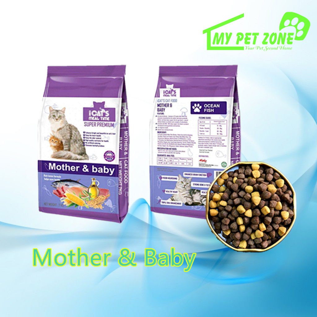 Icats Mother Baby Cat Food 7KG Shopee Malaysia