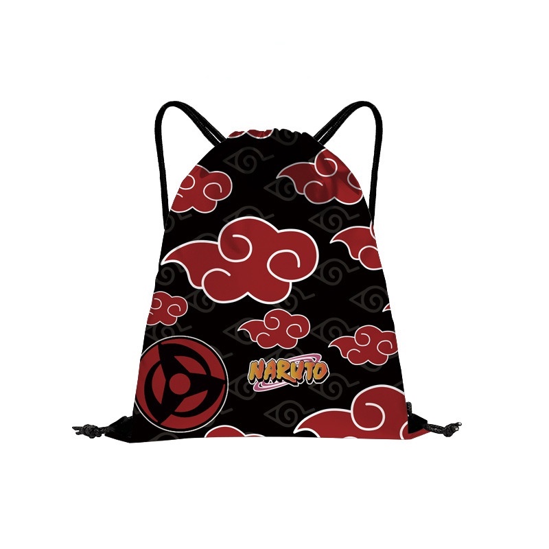 Anime Uchiha Itachi Tote Bags Akatsuki Red Cloud Out Door Sling