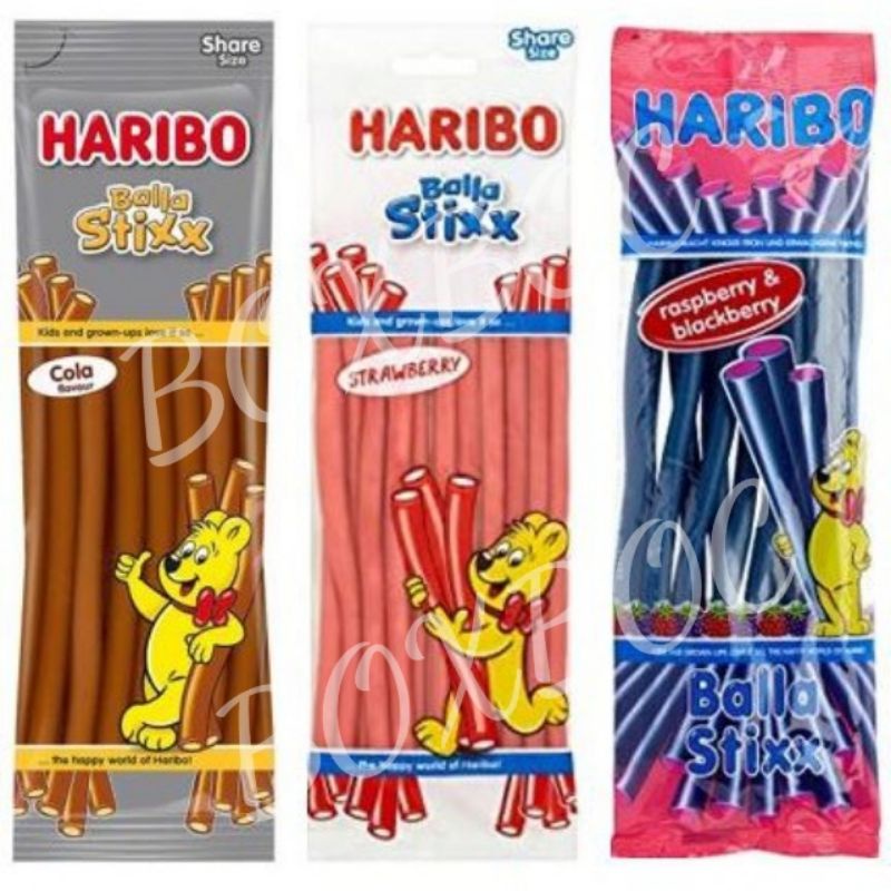 HOT Haribo Gelatin Stick Cola Flavor Balla Stixx 200g Shopee Malaysia