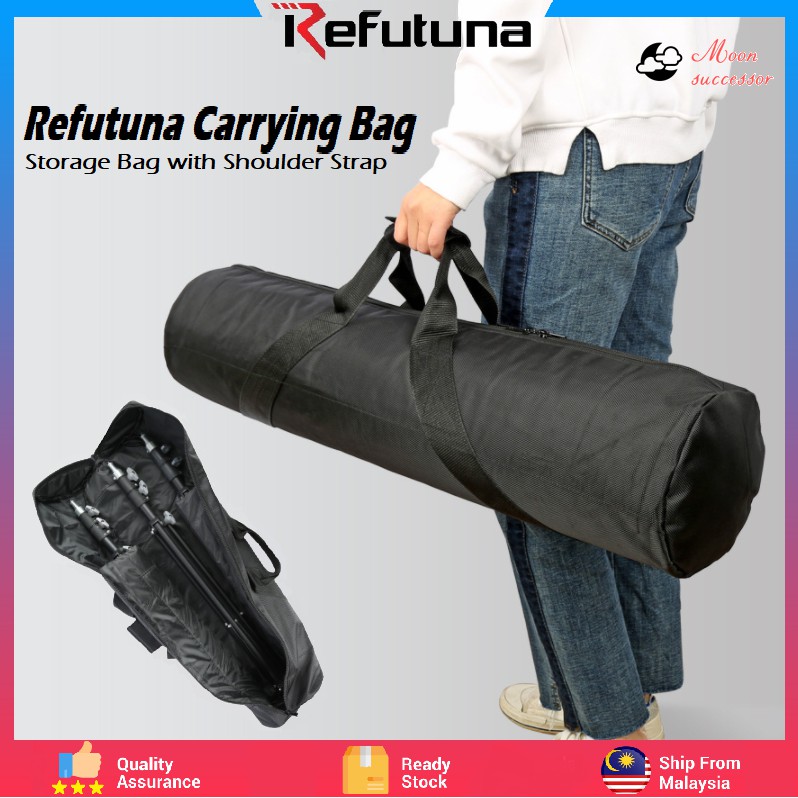 Refutuna Tripod Light Stand Carrying Case Bag Heavy Duty Storage Bag and Shoulder Strap Padded