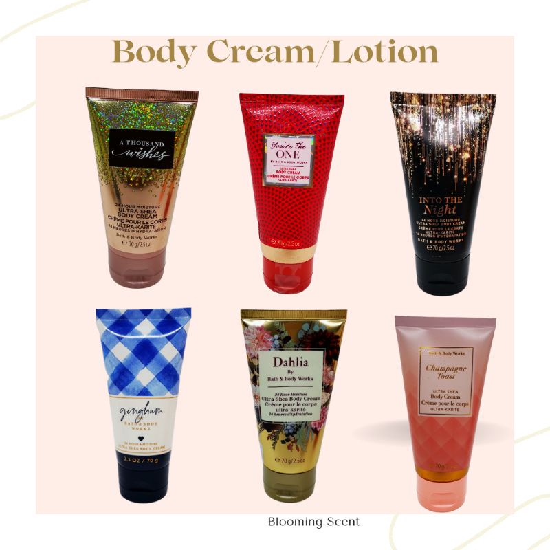 Bath and Body Works Travel Size Body Cream/ Lotion Shopee Malaysia
