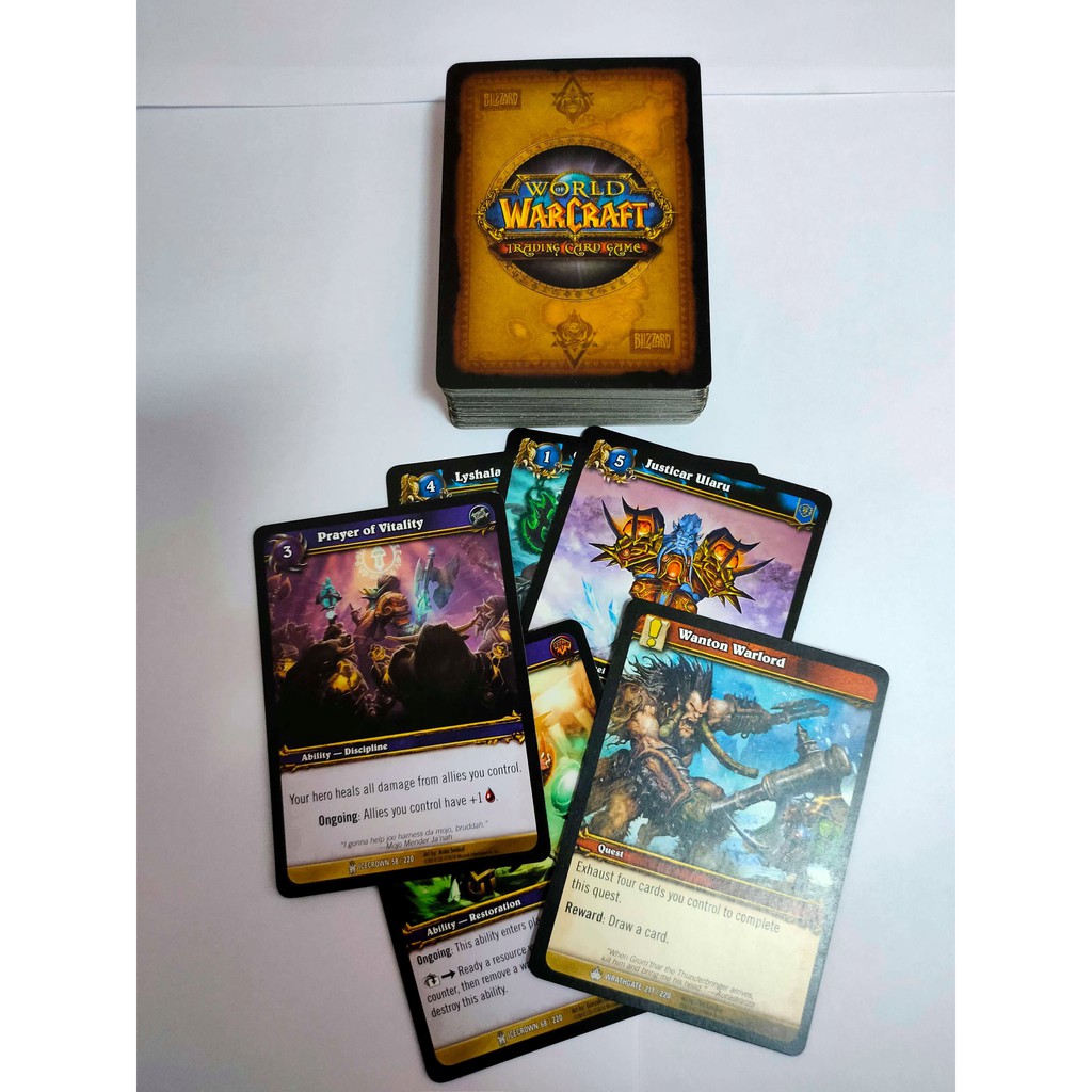 World Of Warcraft Trading Card Game [TCG] Shop Build Playable Deck