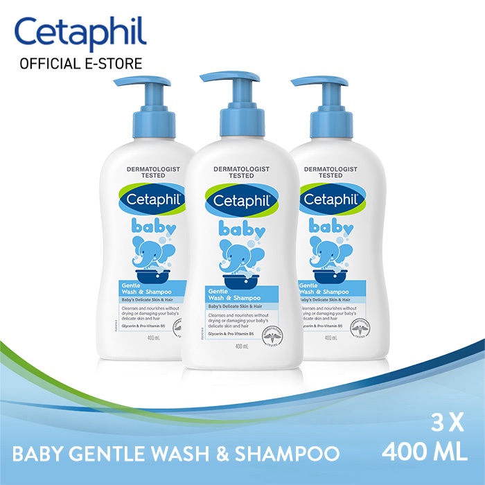 Cetaphil Baby Wash & Shampoo For Hair & Body For Baby Delicate Skin ...