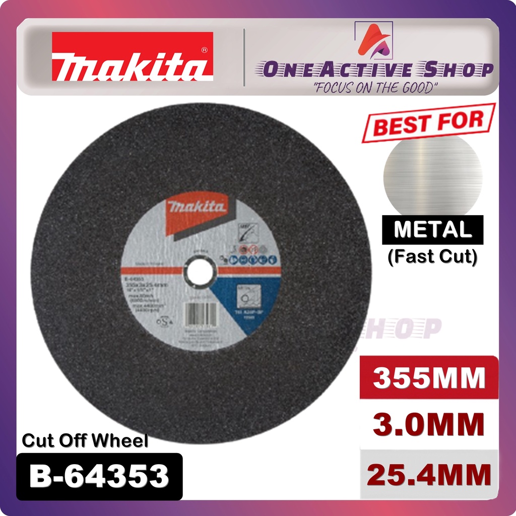 MAKITA 14'' Cut Off Wheel (Fast Cut) For Chop Saw B64353 [ BEST FOR