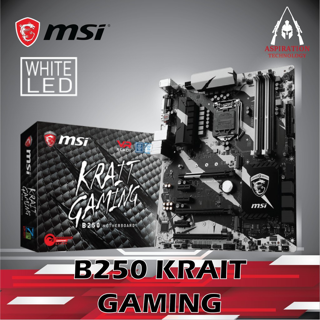 MSI B250 KRAIT GAMING MAINBOARD Shopee Malaysia
