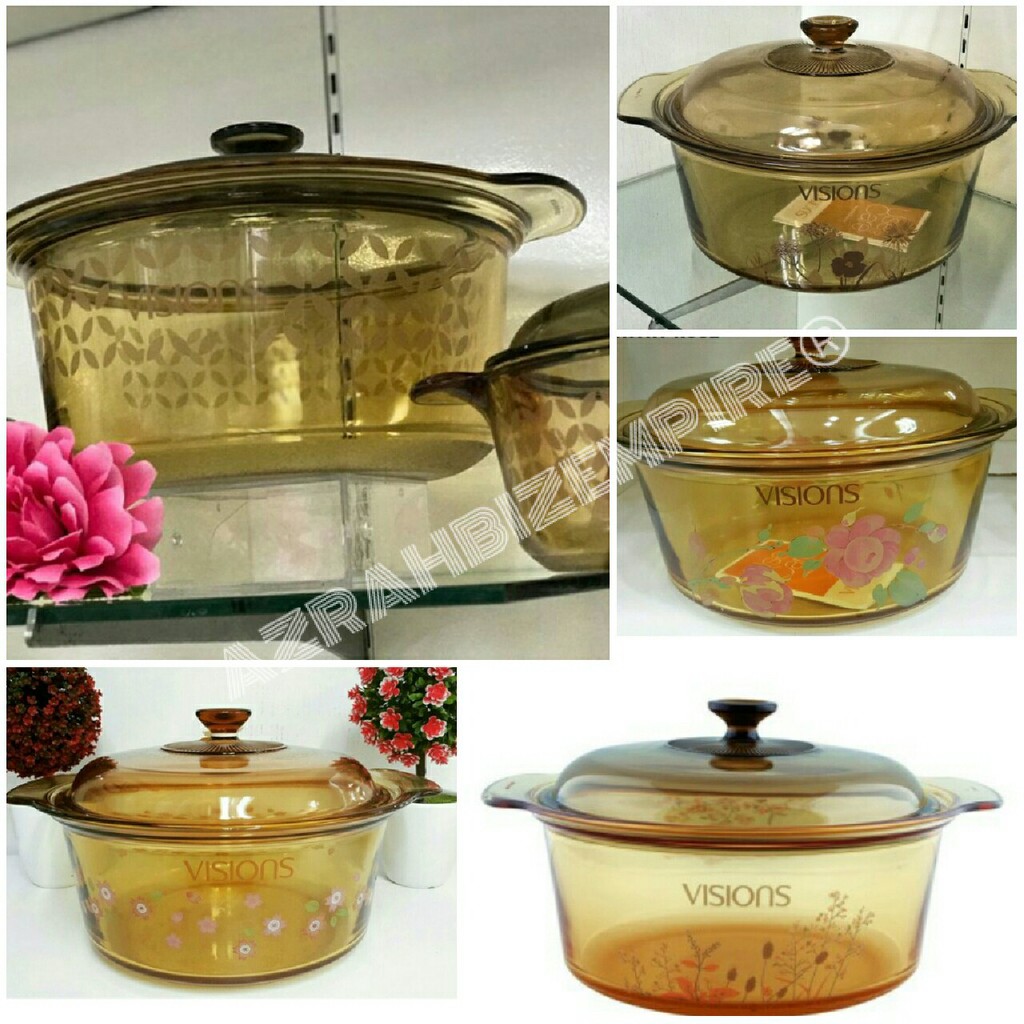 🔥HOT! 5L VISIONS DUTCH OVEN COOKWARE POT (BERCORAK) /VISION /SET PERIUK